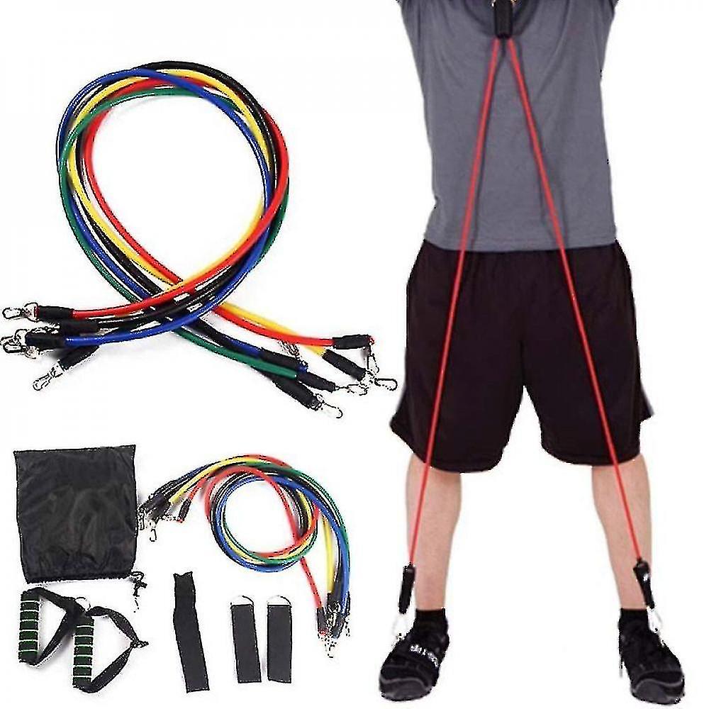 Yoga Übung Gestreckte Bänder Elastisches Training