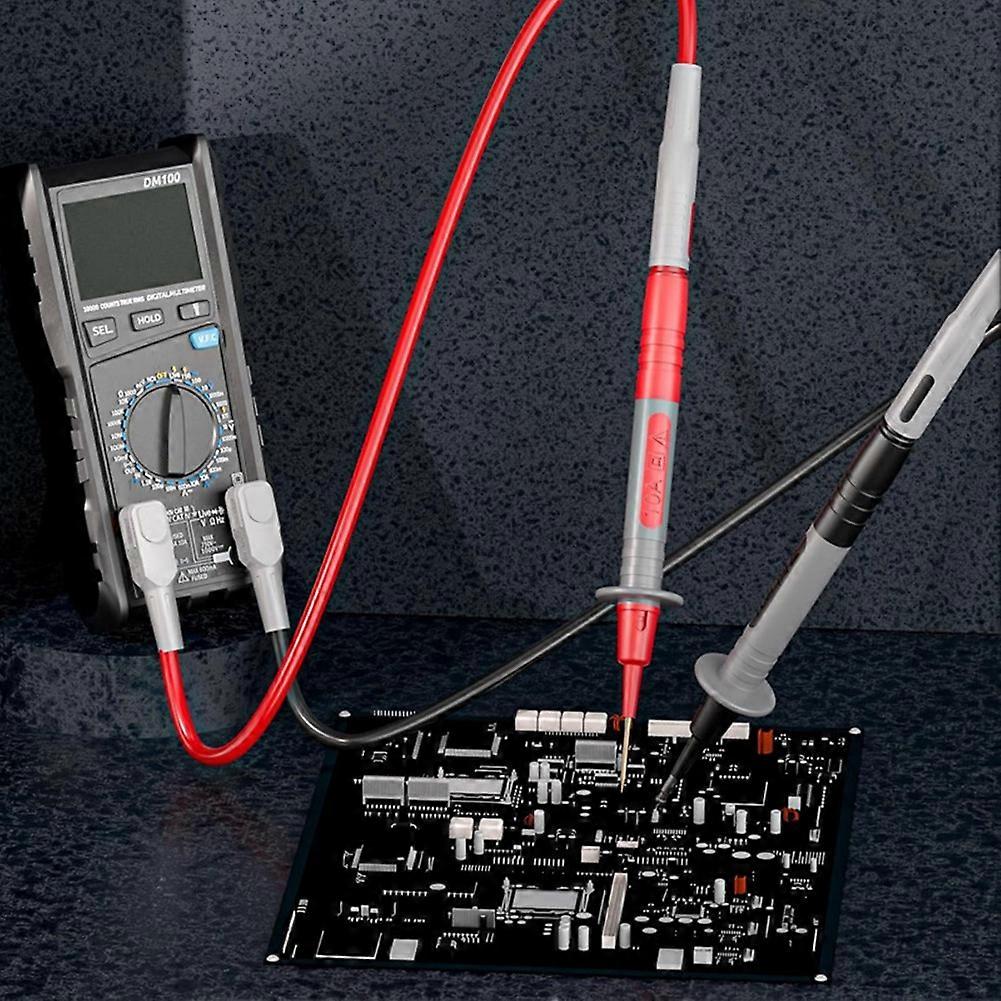 Replaceable Multimeter Test Probe Set Piercing Tips Test Leads Kit for Auto Repair Digital Multimeter Testing