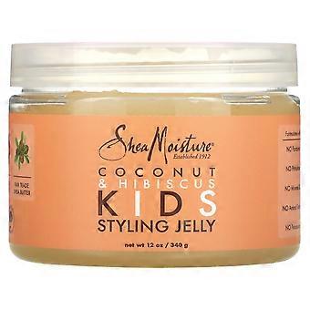 2 x SheaMoisture, Kids Styling Jelly, Coconut & Hibiscus, 12 oz (340 g)