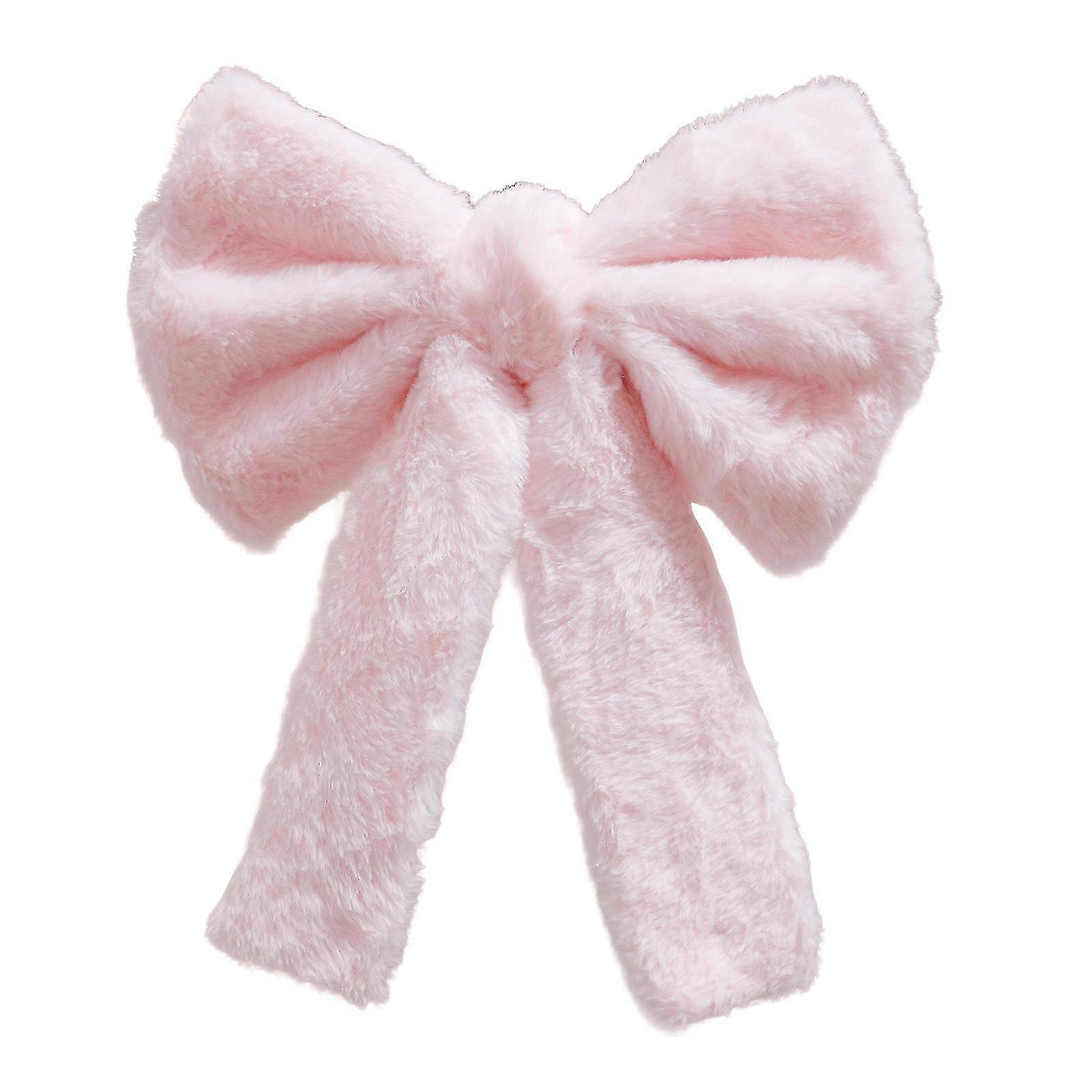 Romantic 3D Plush Pink Bow