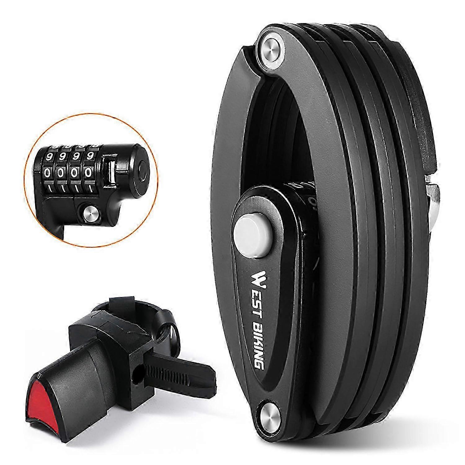 8-Section Foldable Mountain Bike Lock