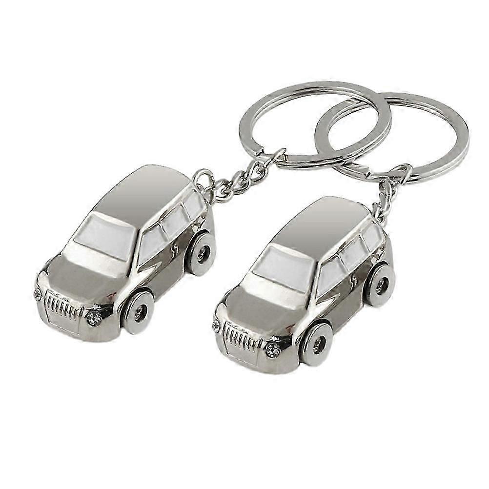 6Pcs Creative Gift Keychains Mini Car Model for Decoration