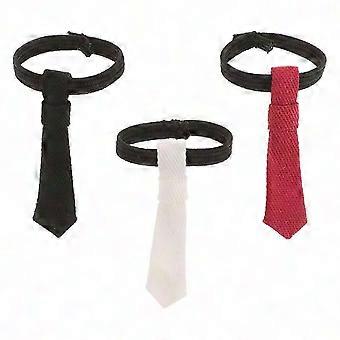 3pcs Miniature Doll Necktie for 1/12 Scale Action Figures, DIY Doll Clothes & Tiny Tie Accessories for Dollhouse & Mini Dolls