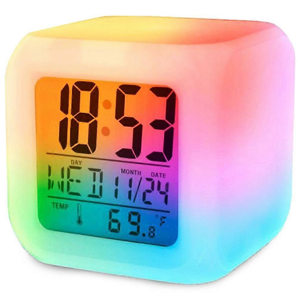 Alarm Clock - Digital with LED & Thermometer - Clock [XR]
