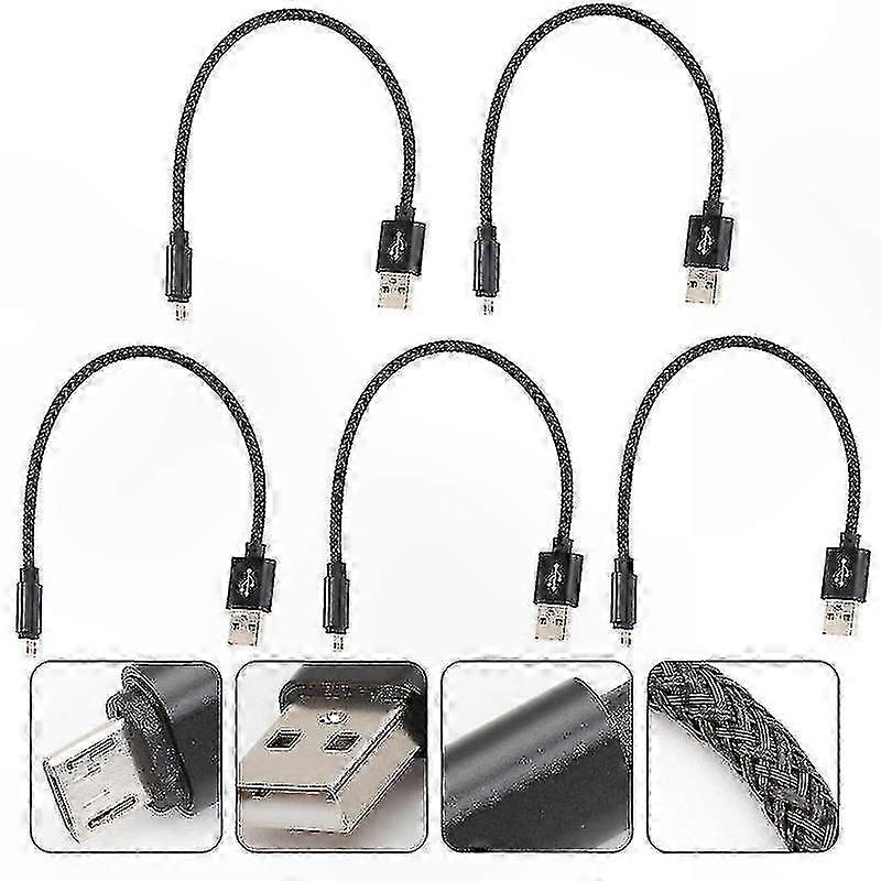 5-Pack Micro USB Charging Cables
