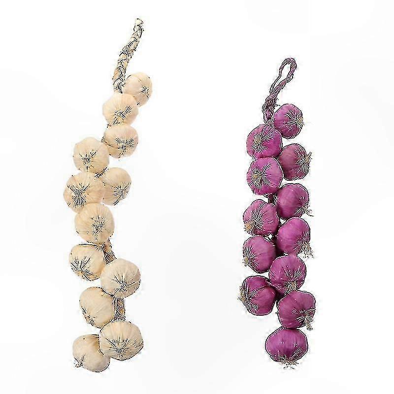 2-Pack Fake Garlic Strands