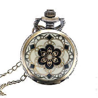 Retro Quartz Pocket Watch with Chain for Decoration 1Pcs Classic Portable Watch