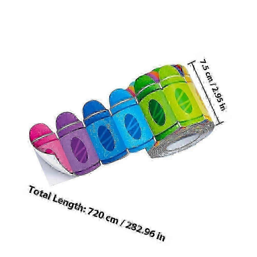 Bulletin Board Border Sticker compatible with Classroom Decor 1 Roll