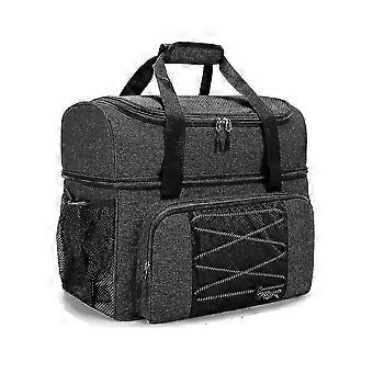 Bowling Ball Bag, 2 Balls Bowling Bag With Removable Padded Cushion And Ball Holder-HH