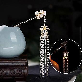 Palace Lantern Tassel Hair Pin