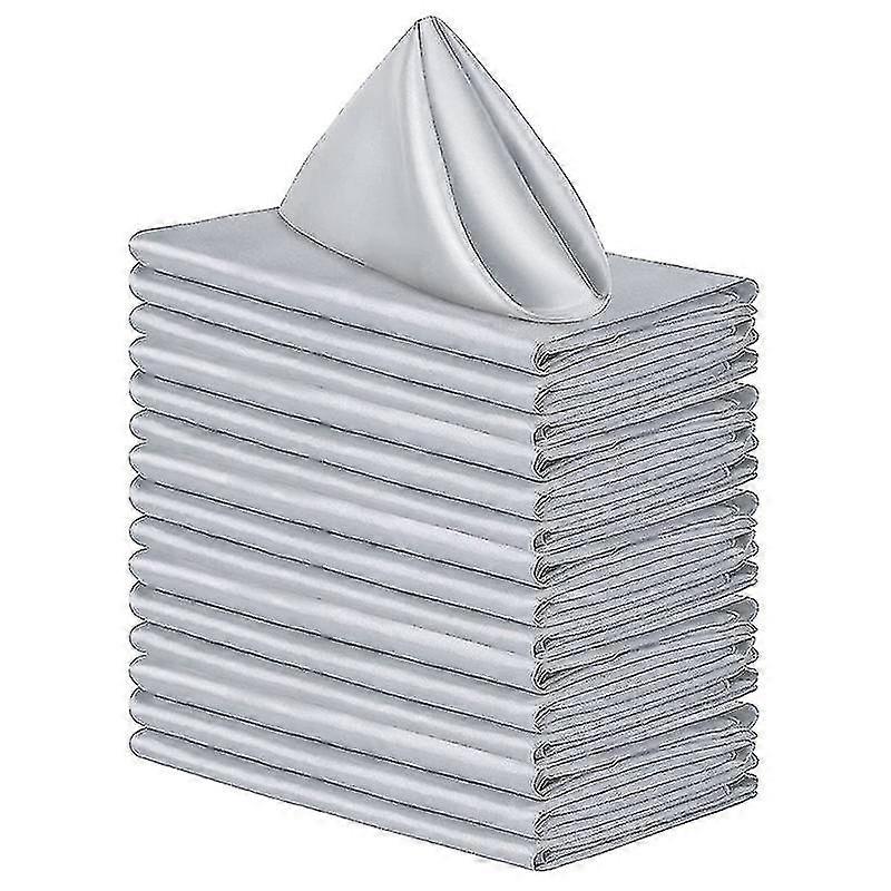 12pcs 12inch Cotton Blend Napkins