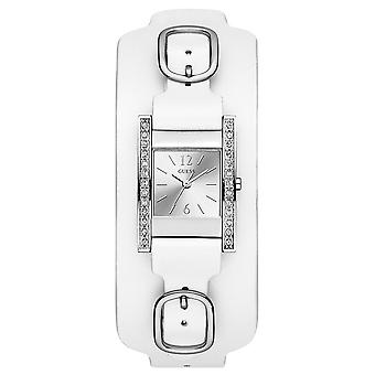 Guess watches ladies buckle up Watch for Women Analog Quartz with Cowhide Bracelet W1136L1