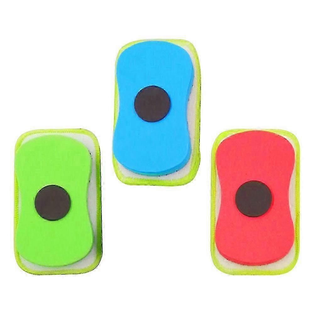 3 Pack Magnetic Whiteboard Erasers