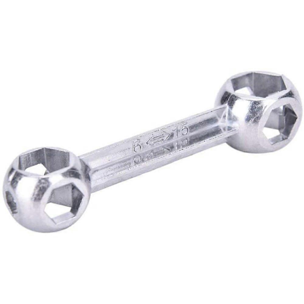 Metric Cycle Spanner, Wide-Application Dog-Bone Hex Wrench