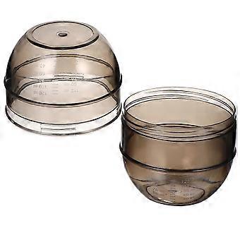 Hair Dye Mixing Cup for Precise Hair Cream Tint 10Pcs Grey PP Cups