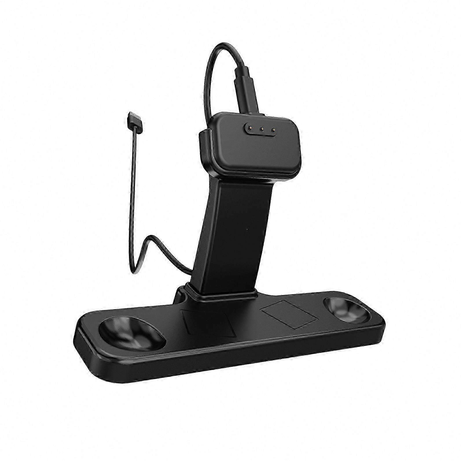 USB Desk Charging & Desktop Storage Controller Dock Stand for Steam Controller 2 | Vertical Display Base | Black Finish