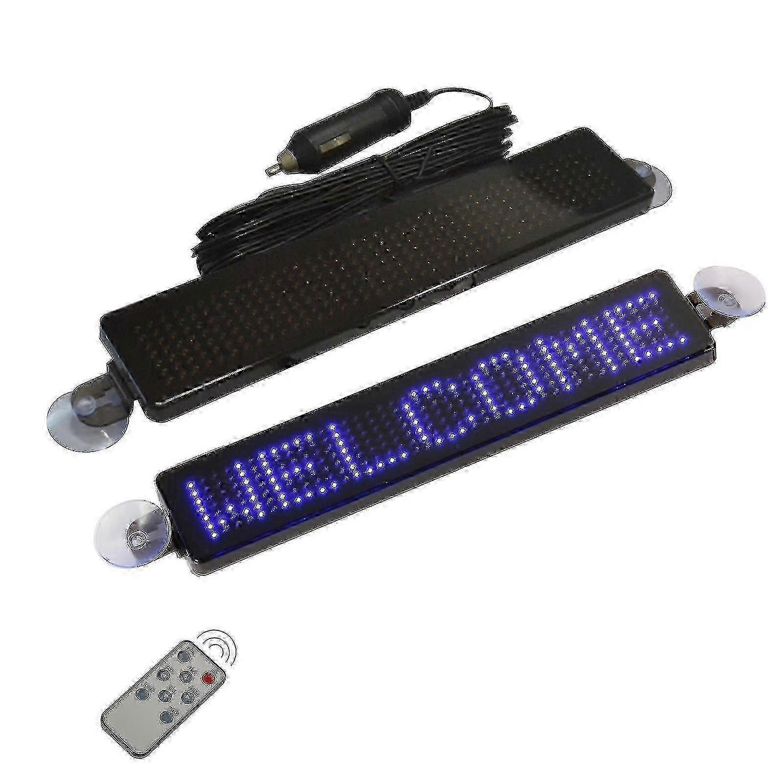 Dc 12v Led Remote Control Car Sign Programmable Scrolling Message Sign Board