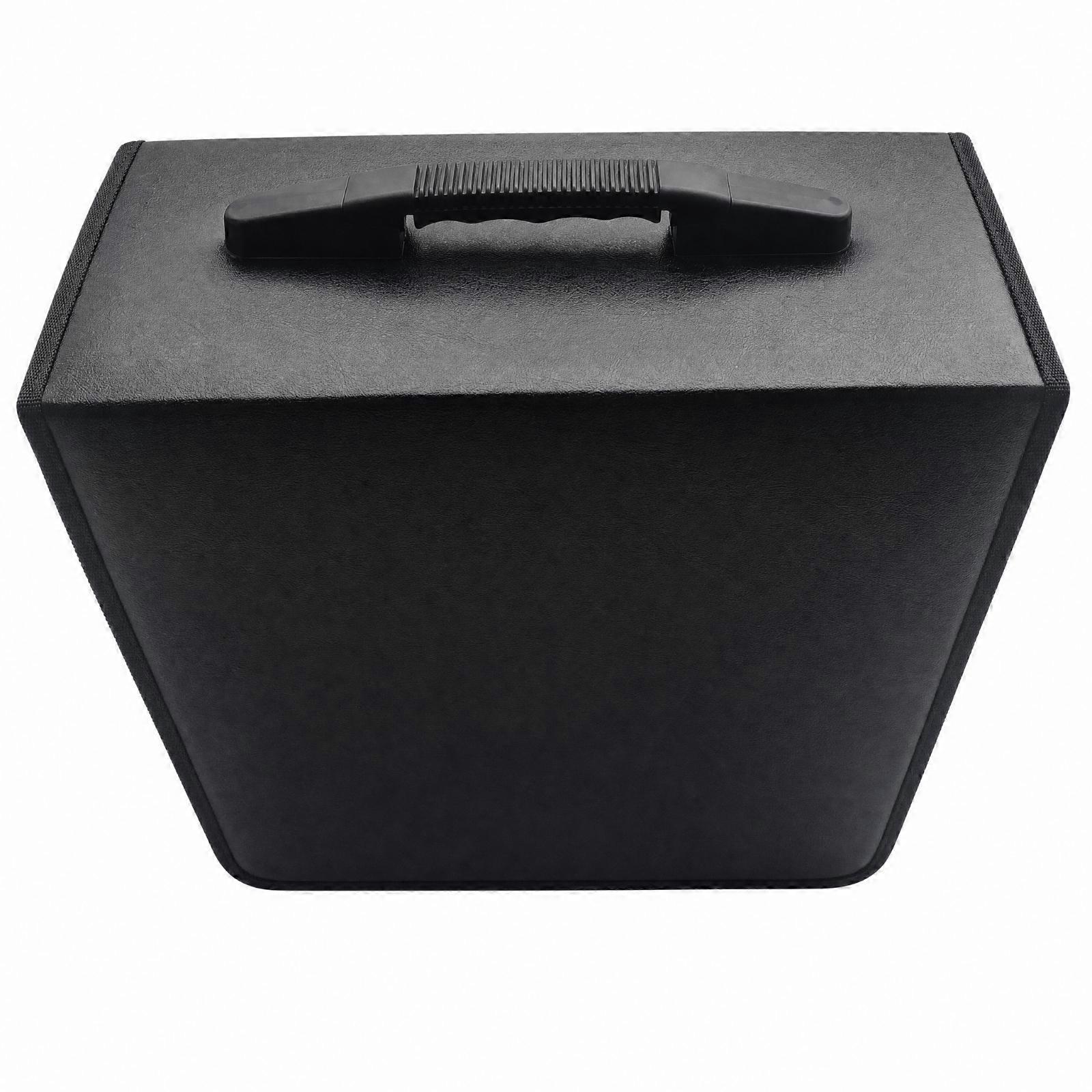 Leather CD Storage Case Large Capacity 400-Disc Storage Case Customizable Disc