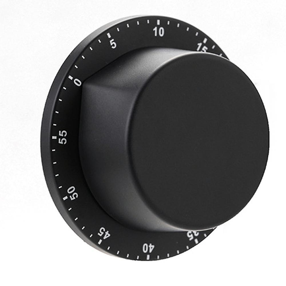 Kitchen Timer, Chef Cooking Timer Clock With Loud Alarm, No Batteries Required, 100% Mechanical-Black