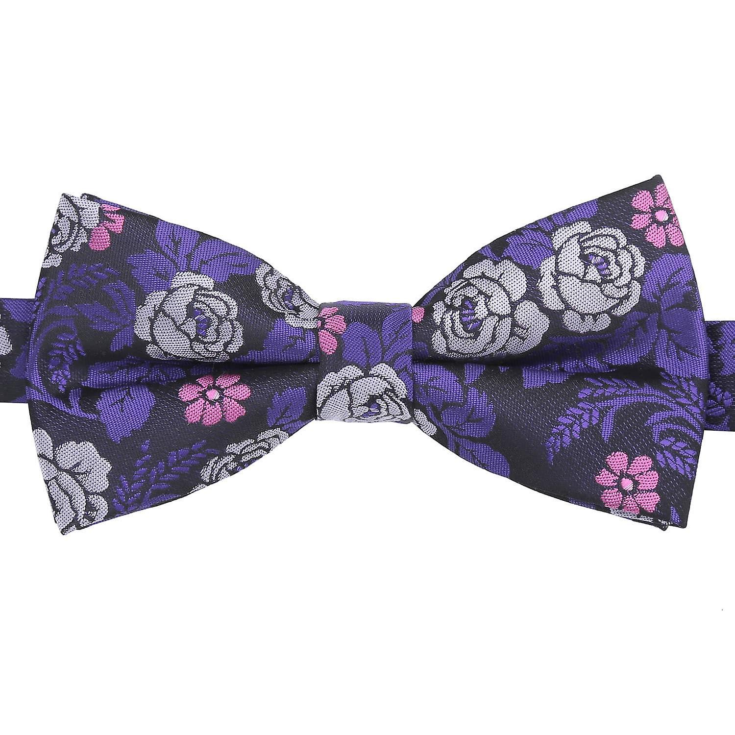 Papillon pre-legato viola rosa floreale