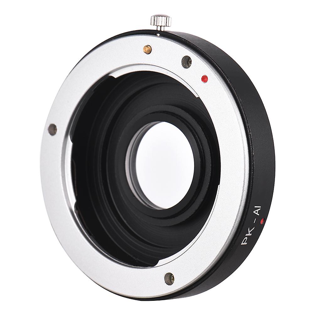 Pk-ai Lens Mount Adapter Ring With Optical Glass