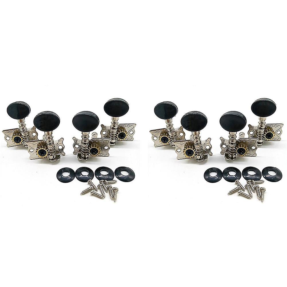 Tuning Pegs Tuners Machine Heads 4r 4l For 4 String Ukulele Guitar Bass Parts Repair Tools Kits Acc