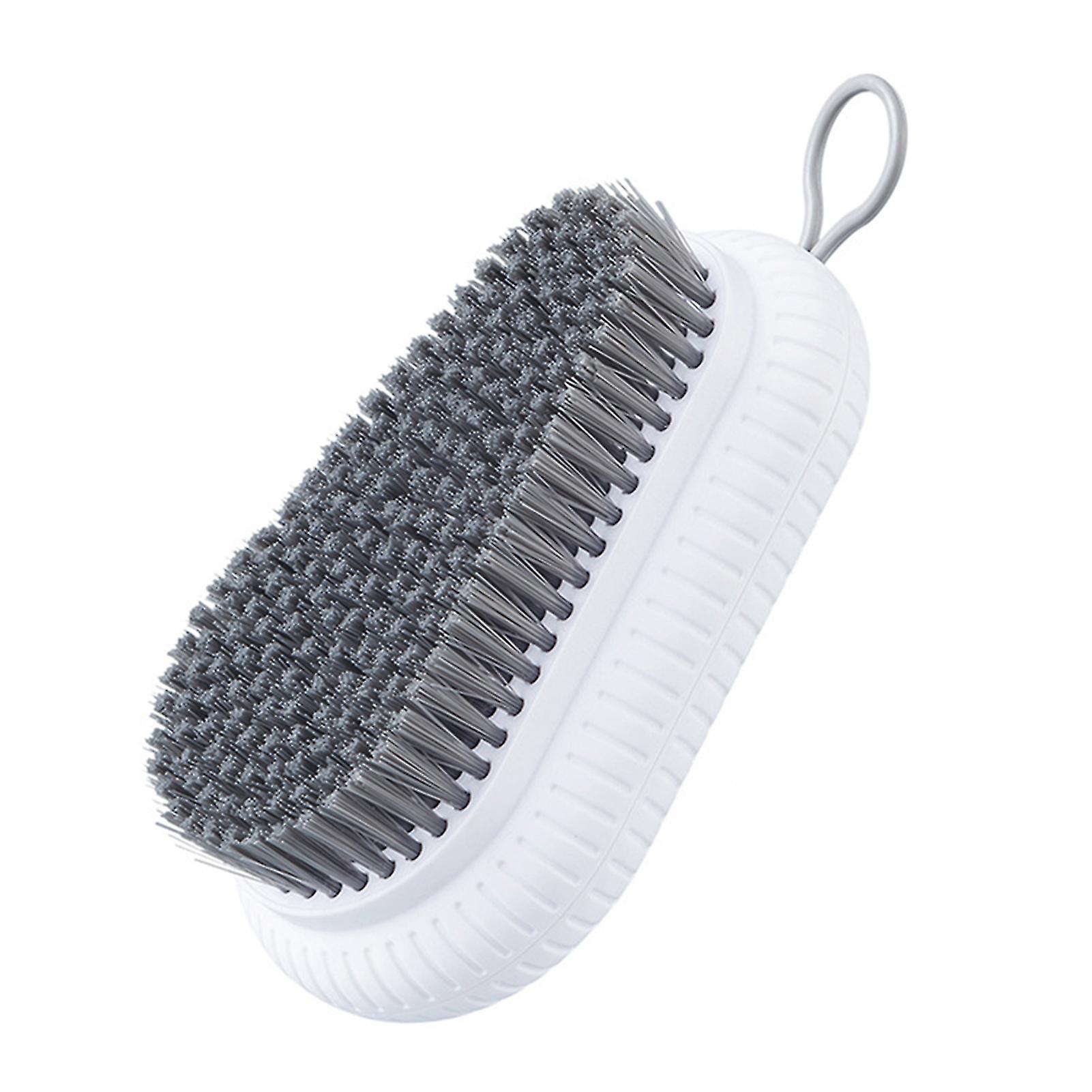 2pcs Multifunctional Shoe Brush Handheld Cleaning Brush With Dense Bristle For Everyday Dormitory