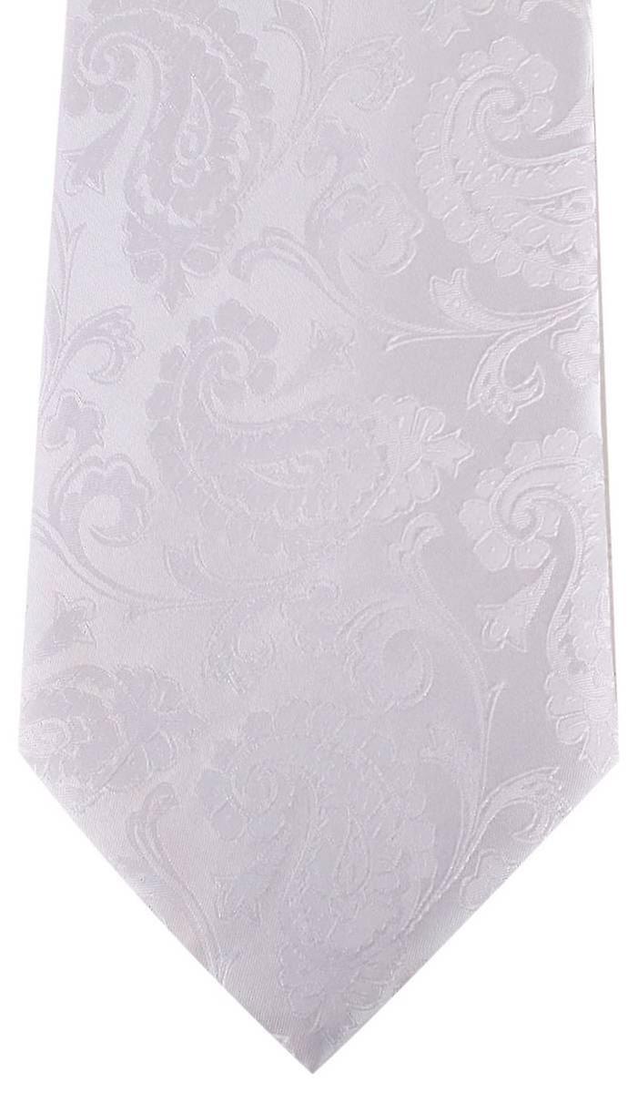 David Van Hagen Paisley Tie - White