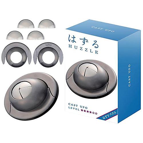 UFO Hanayama Level 4 Cast Huzzle Brain Teaser High Quality Puzzle Ages 8+