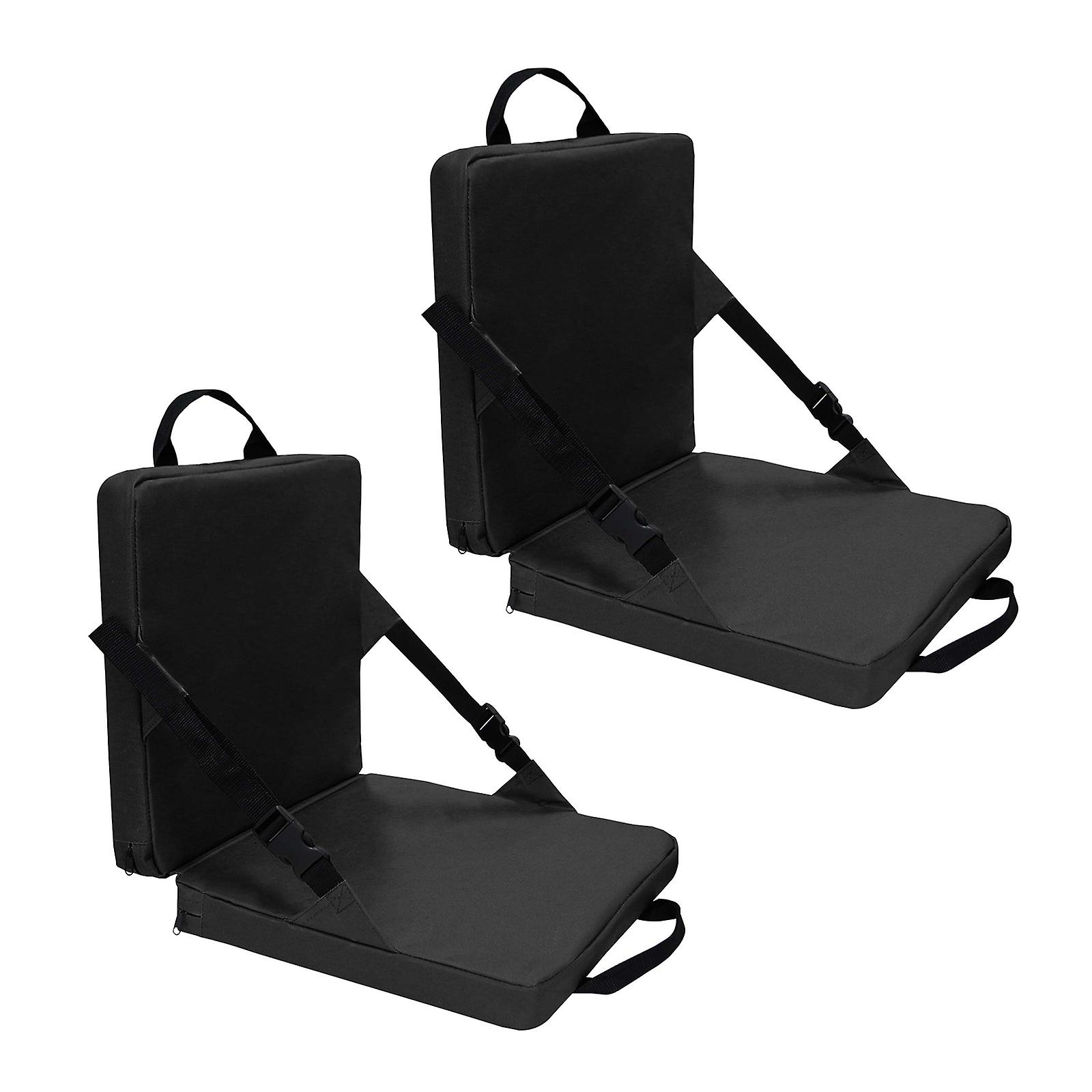 2Pcs Outdoor Thickened Anti Dirt Cushion Camping Portable Concert With Backrest, Moisture-Proof Sports Table Cushion