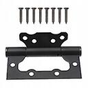 4 pieces, cabinet spring hinges, door hinges, black