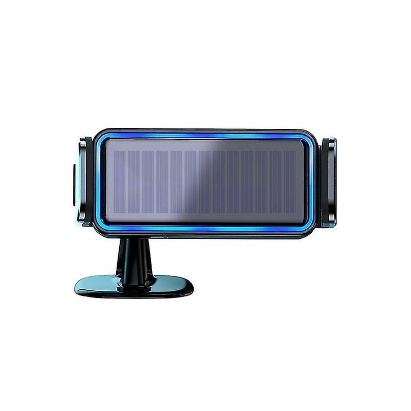 Car Phone Holder Solar Automatic Retractable Smartphone Stand With Double Base