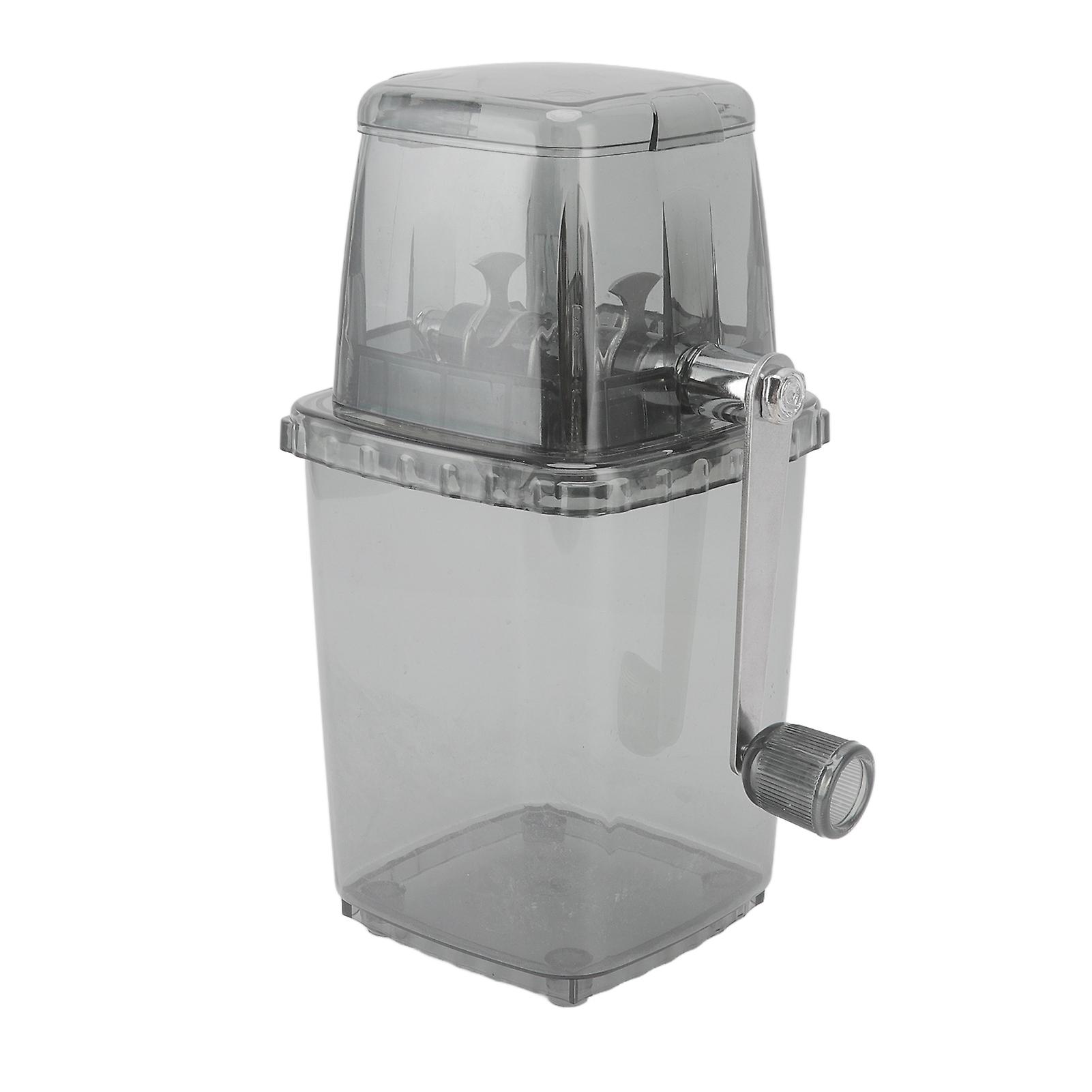 Manual Ice Crusher Small Portable Shaver Hand Operated Snow Cone Machine for Home