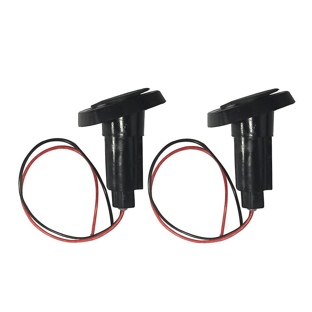 2x Stern Navigation Light Plug-in Base 2 Pin Pole Light Mounting Base