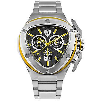 Sp x Men's Analog Quartz Watch with Stainless Steel Bracelet T9XE-SS-B