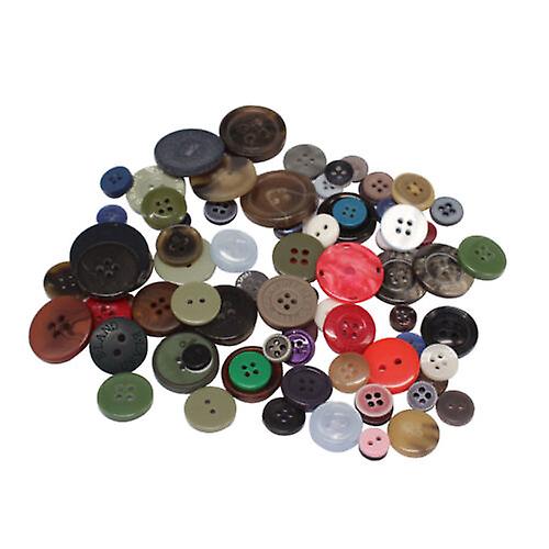 Boutons assortis en plastique