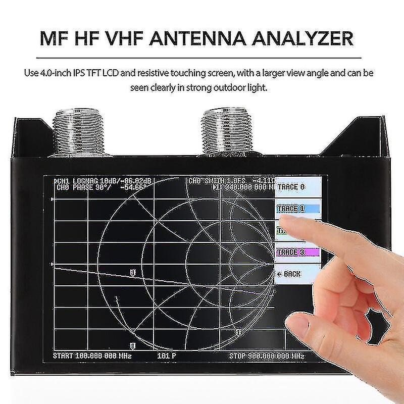 4.0 Inch Spectrum Detector Nanovna V2 Antenna Analyzer 3g Vector Network Tester 50khz-3ghz 2.8