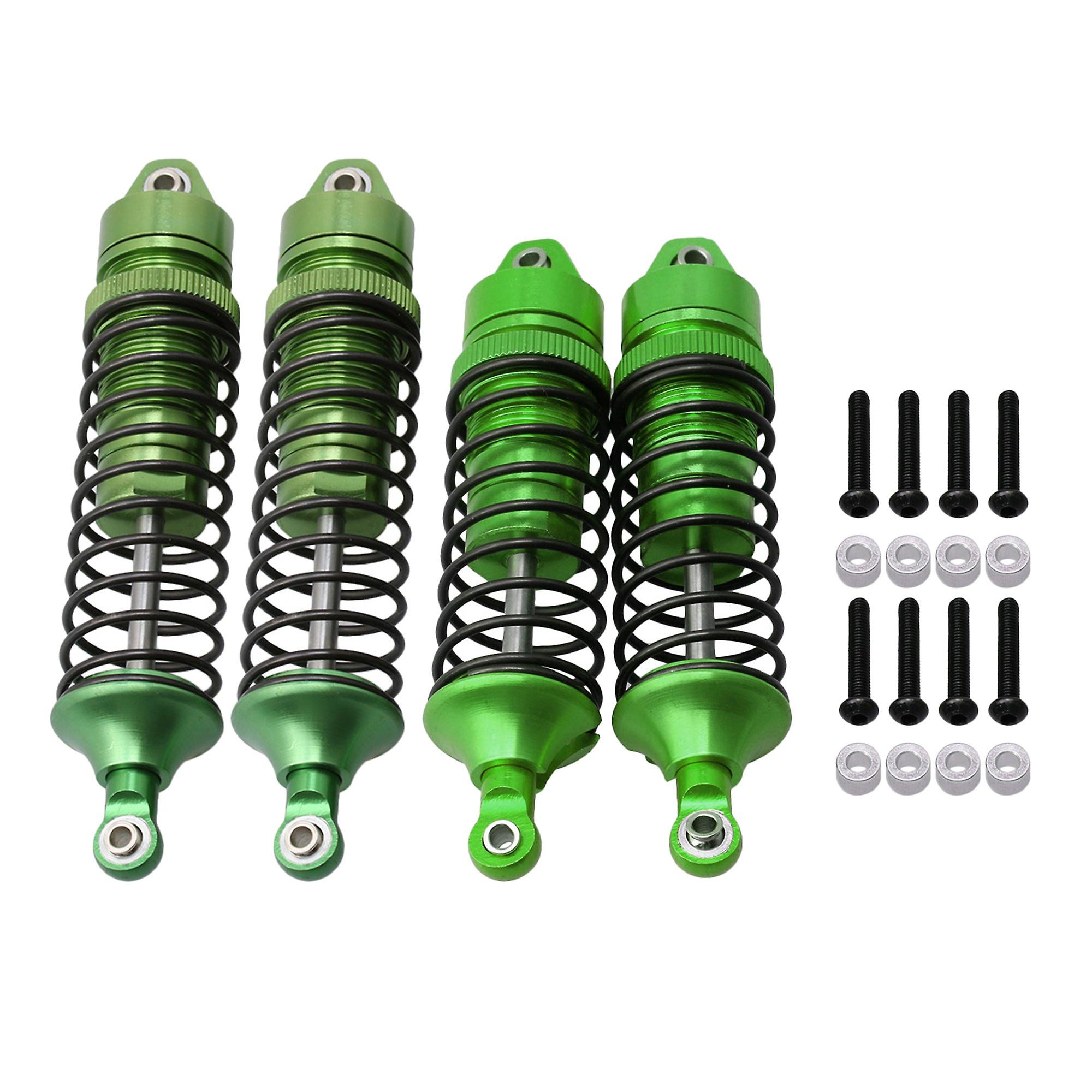 4Pcs Green RC Spring Damper Suspension Replacement for TRAXXAS SLASH