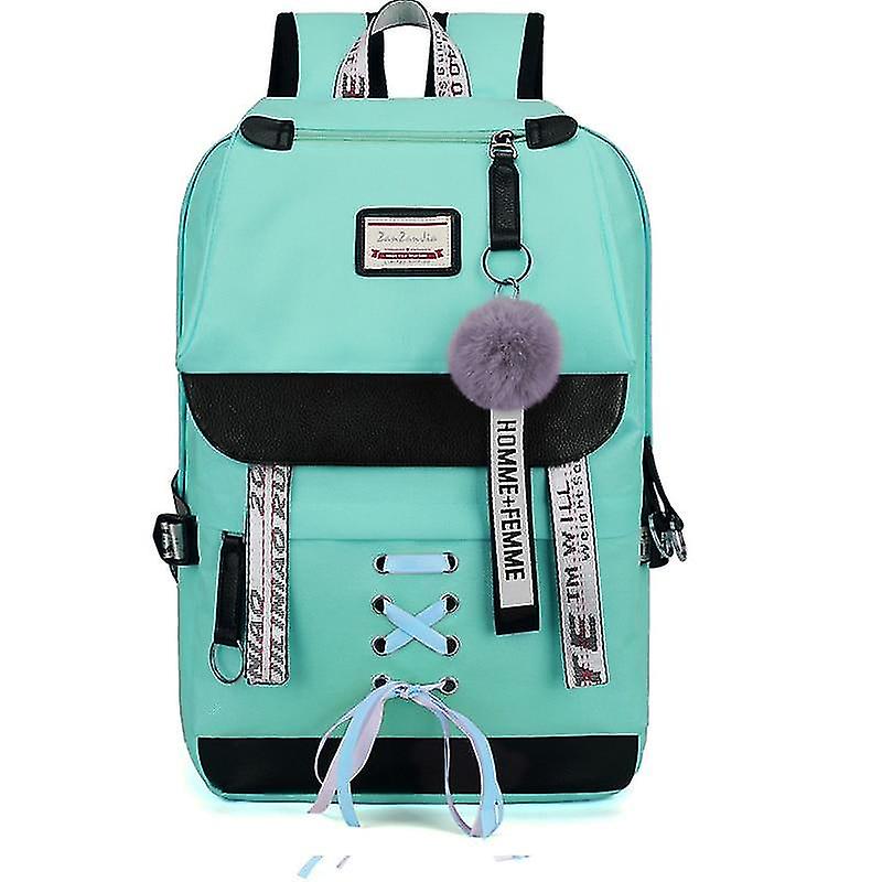 Mochilas Mochila Escolar de Lona Compatível com Adolescentes