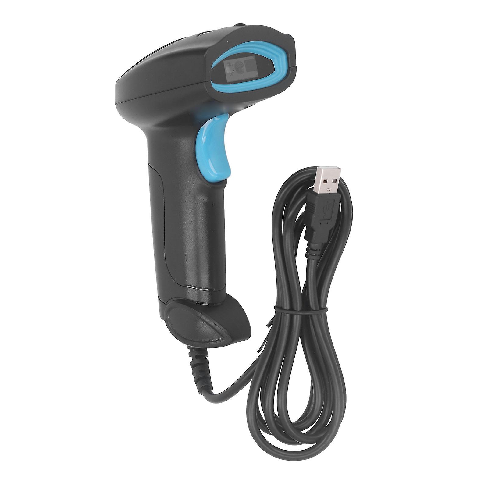 Wired Bar Code Scanner Handheld 1d 2d Barcode Reader High Accuracy Scanner Gun For Logistics Express