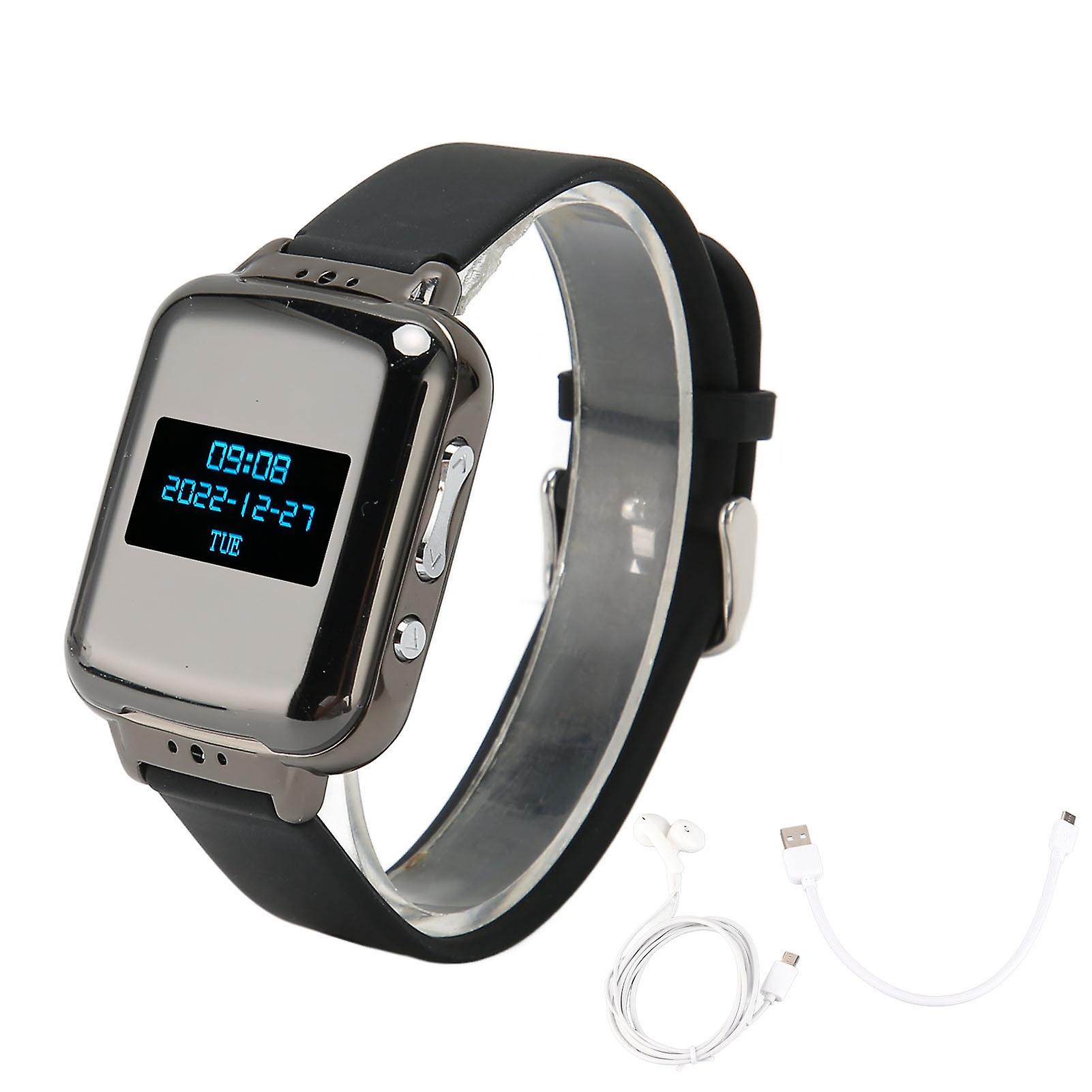 Voice Recorder Watch with Noise Reduction, Eye Protection Screen, and 16GB Memory