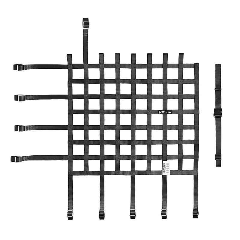 1PC Window Net Race Car Accessories Car Window Net Mounting Kit Black/Red/Blue