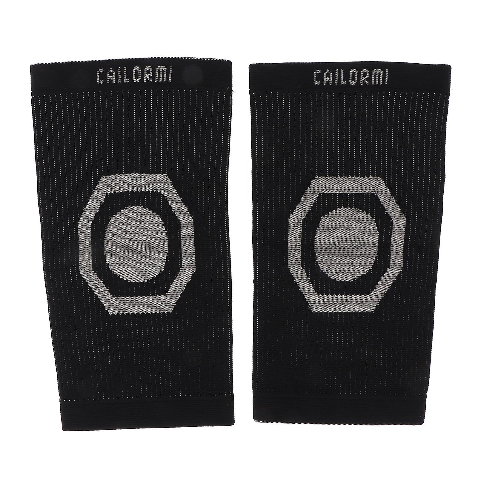 2pcs Graphene Knee Warmers Shock Absorption Resilience Soft Breathable Graphene Kneepads for The Elderly XXXL