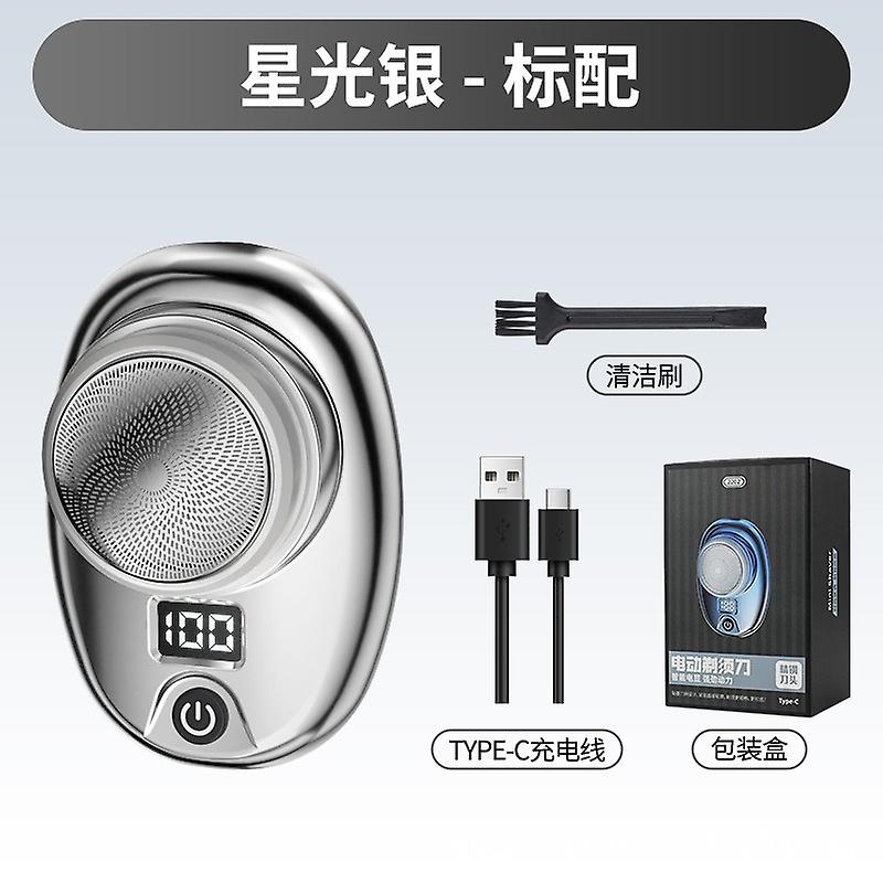 Men's washable rechargeable shaver portable mini beard shaver