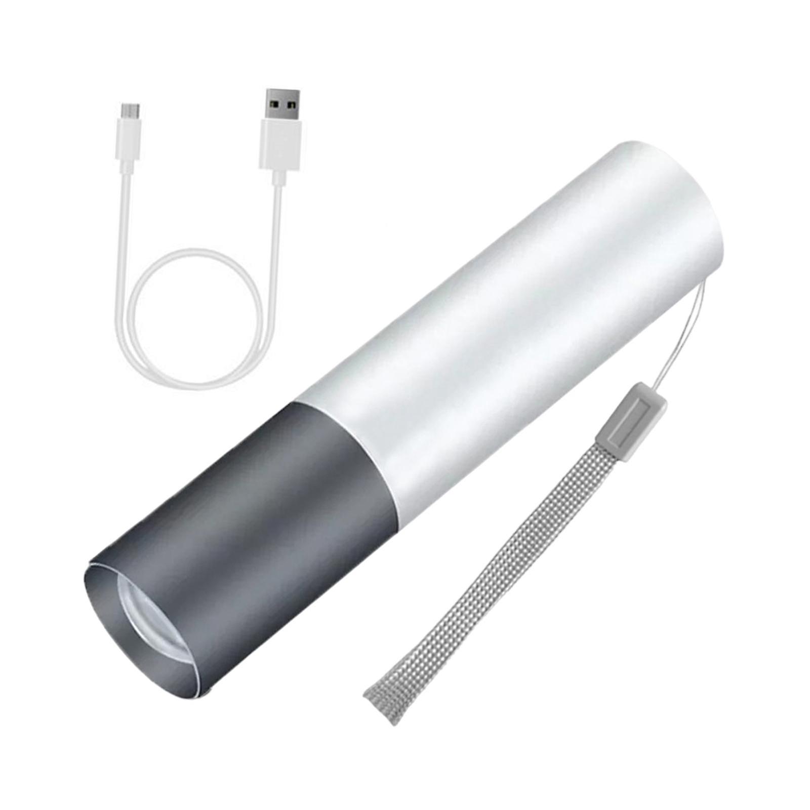 LED Flashlight Long Range Strong Light Powerful Flashlights Mini Flashlights Black