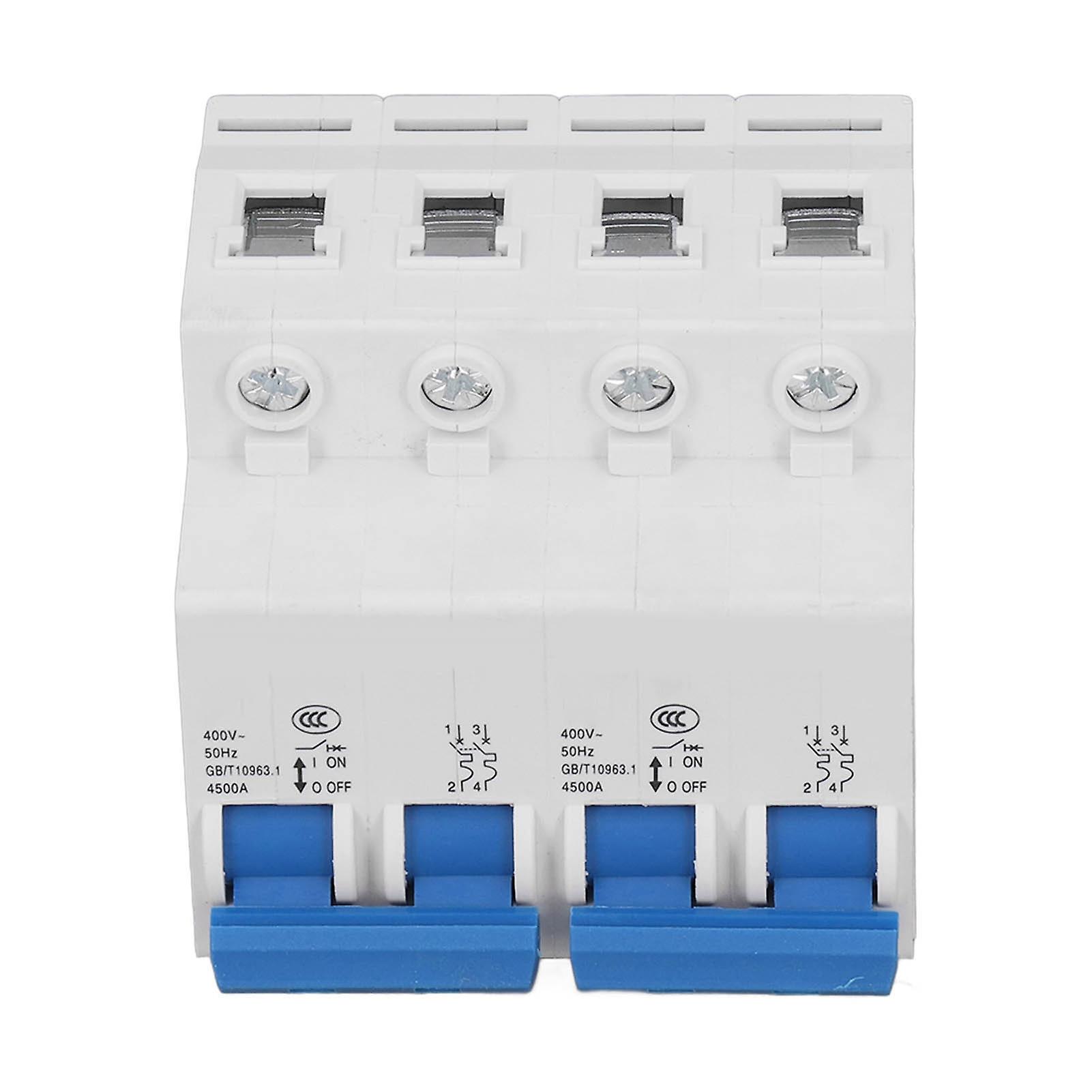 Circuit Breaker Interlock Manual Dual Power Transfer Switch AC 400V 4500A for Home 32A 