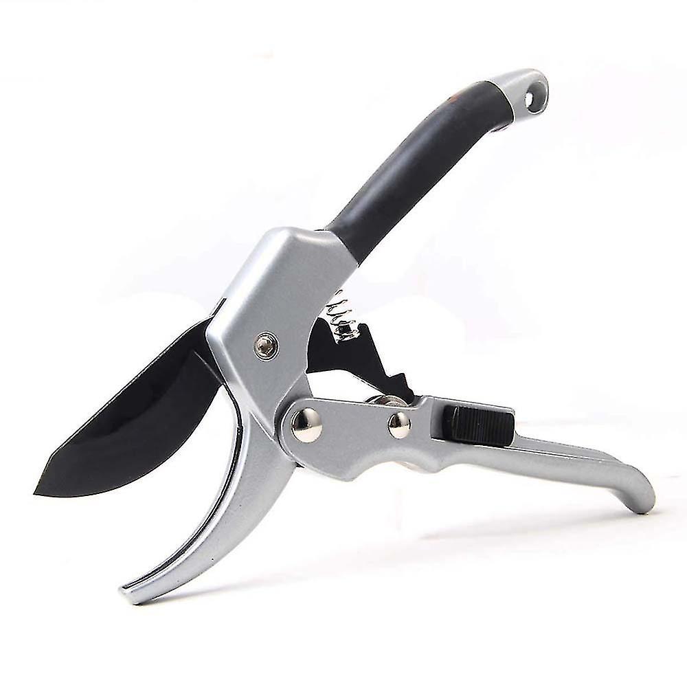 Professional bypass hand tree pruning shears, chrome vanadium stainless steel blade sharp anvil shea