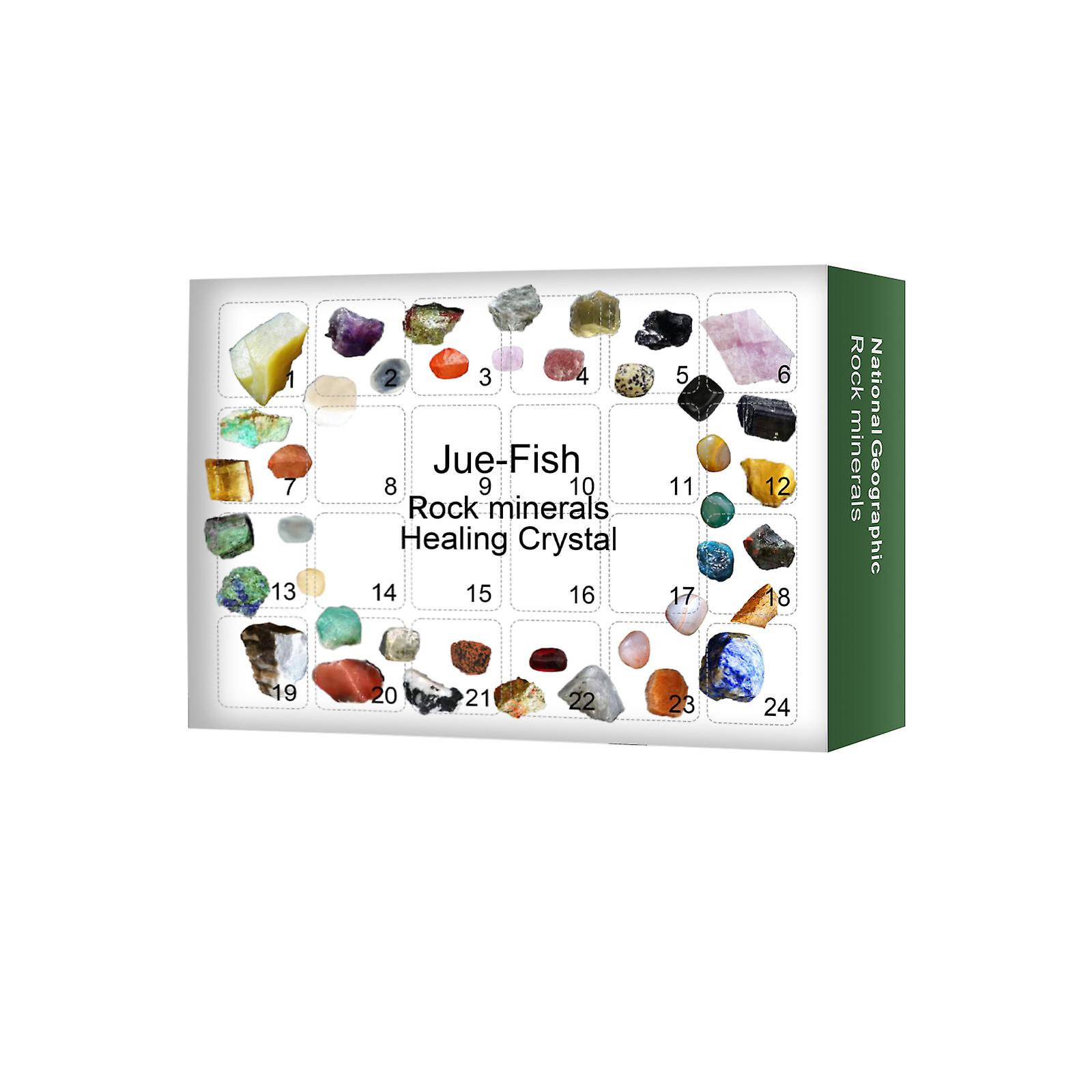 24 Grid Ore Green gaveæske jul 24 dage Gæt blind æske Små gaver