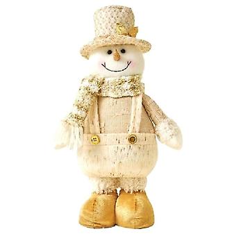 Santa Christmas Dolls Standing Figurines For Christmas Window Decoration Christmas Santa Dolls Figurine Holiday Decor A