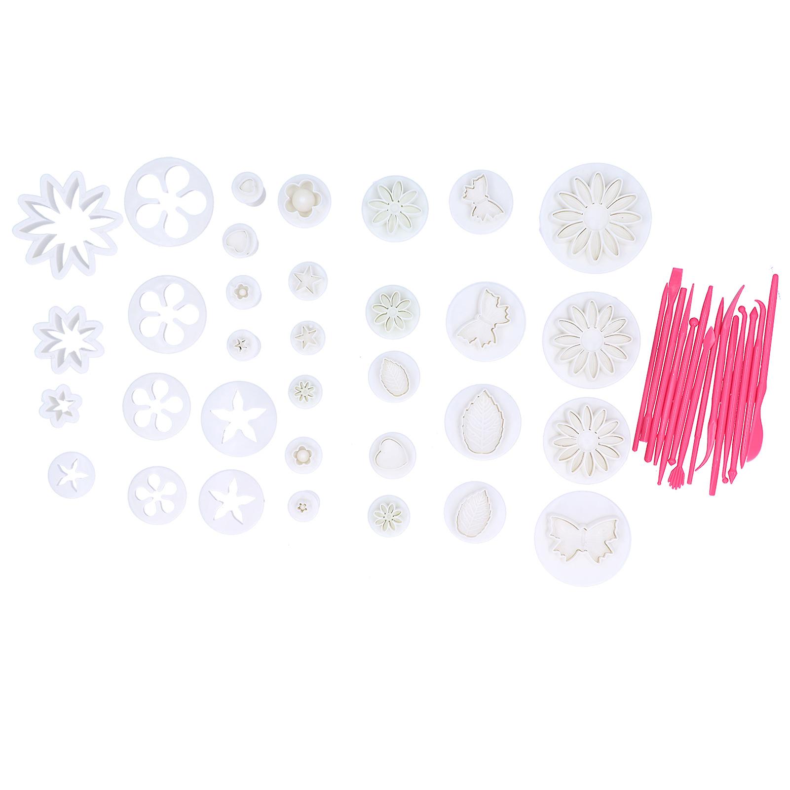 47PCS Cake Decorating Tools Cookies Biscuits Cake Mold Flower Set Baking Accessories